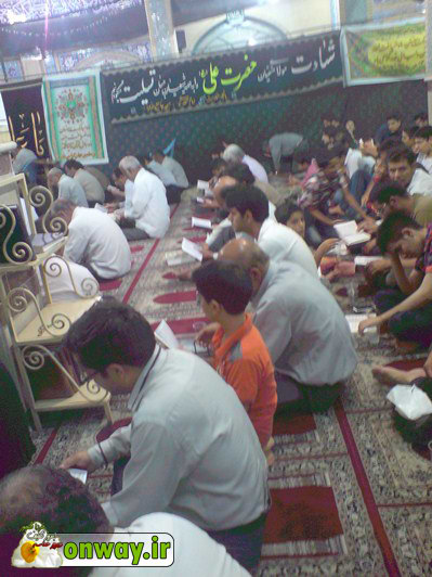 شب قدر مراسم احیا کازرون