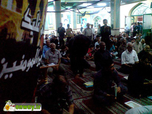 شب قدر مسجد الزهرا کازرون