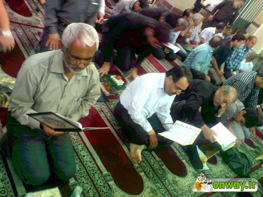 شب قدر مسجد الزهرا کازرون