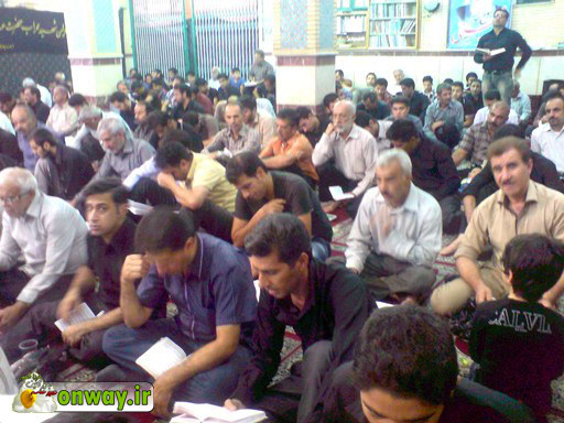 شب قدر مسجد الزهرا کازرون