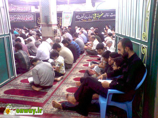 شب قدر مسجد الزهرا کازرون